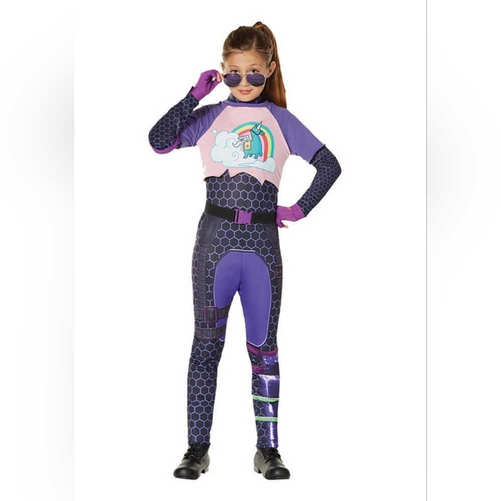 Girl's Fortnite Brite Bomber Costume